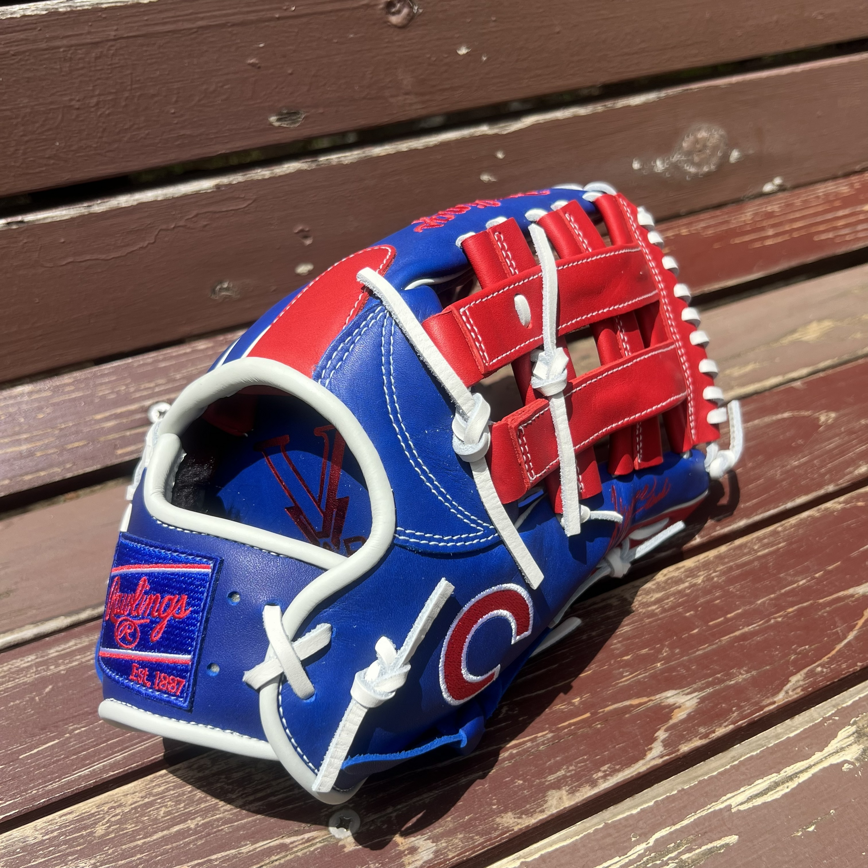 Rawlings 軟式 外野 MLB球隊系列 (CHC)カブス GR5HTMB88MG