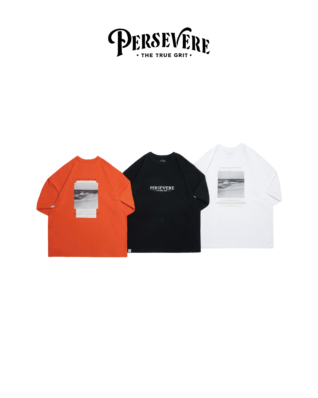 PERSEVERE 黑白照片圖像短T｜Monochrome Graphic Photo T-Shirt（26SS）