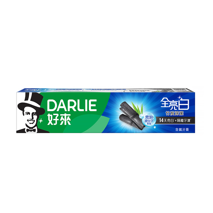 【DARLIE 好來】全亮白牙膏140g-牙齦護理/竹炭深潔(新舊包裝輪替中)