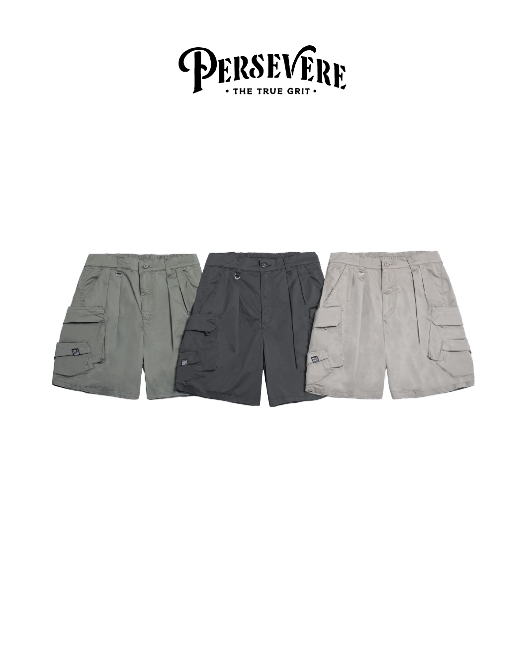 PERSEVERE 水洗雙口袋短褲｜Double Pocket Shorts（26SS）