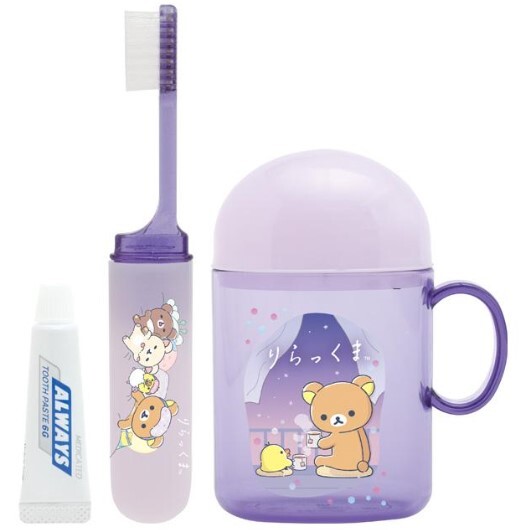 日本製 San-X Rilakkuma 鬆弛熊 牙刷套裝 #C5