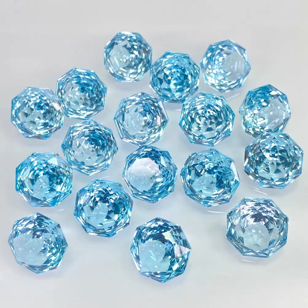 Sky Blue Topaz | Octagonal Rose-Cut Loose Gemstone
