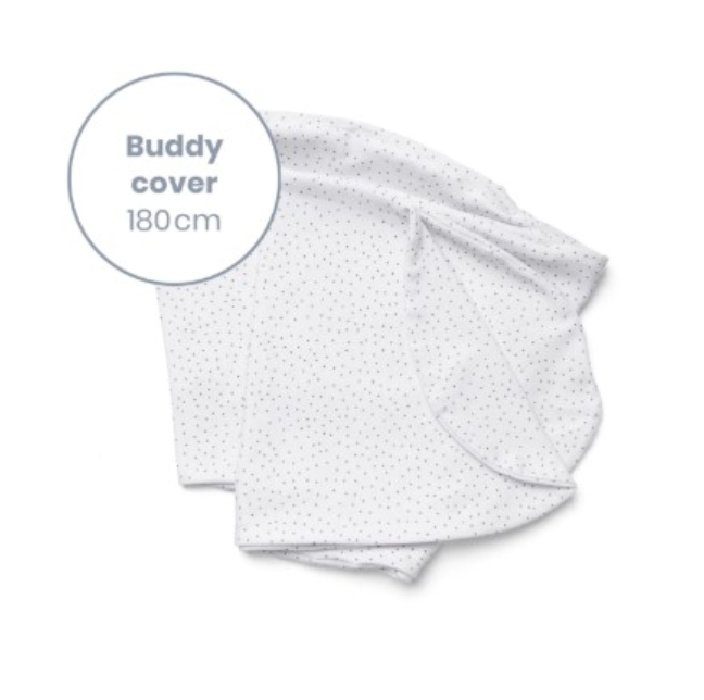 DOOMOO BUDDY 多功能大抱枕枕套(銀色/圓點)(BC B06）