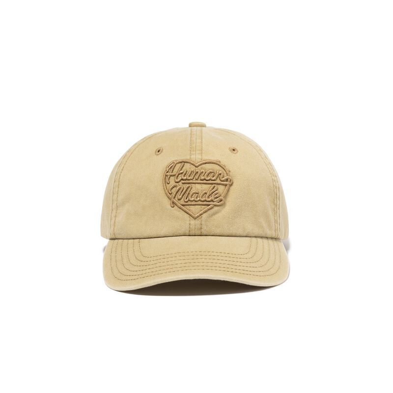 -(B022)-HUMAN MADE 6-PANEL TWILL CAP 六分割帽 米色-HM31GD021