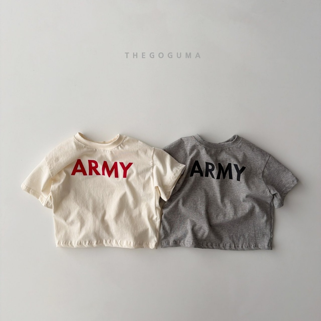 韓國🇰🇷THEGOGUMA ARMY五分袖上衣(XS-XL/JS-JL)