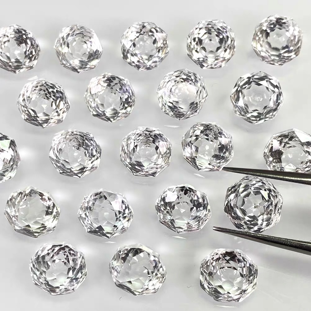 Natural White Quartz | Octagonal Rose-Cut Loose Gemstone