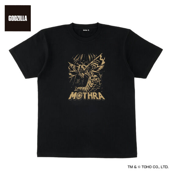 251034 Pbandai 預訂 2026/7月 モスラ ゴールドプリント Tシャツ
