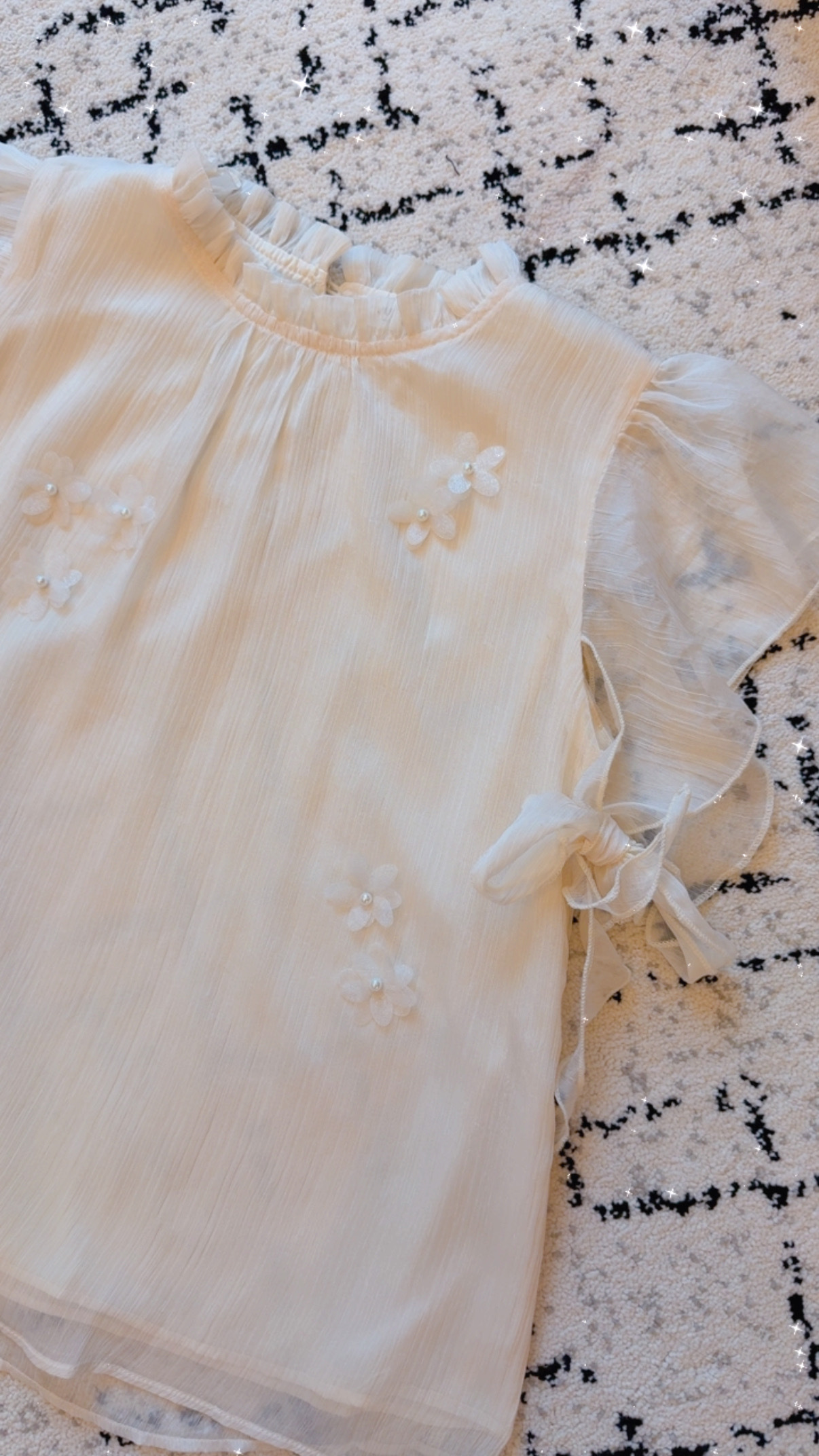 Ruffles party blouse  ʚ♡⃛ɞ