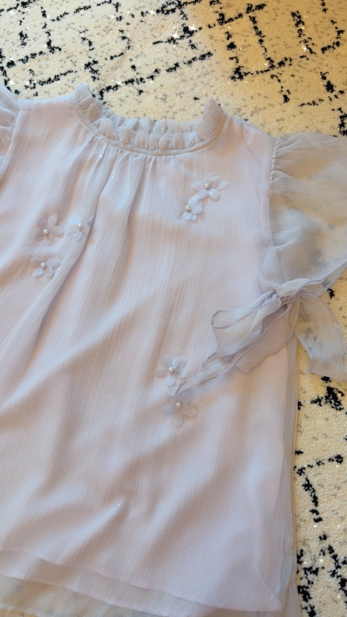Ruffles party blouse  ʚ♡⃛ɞ