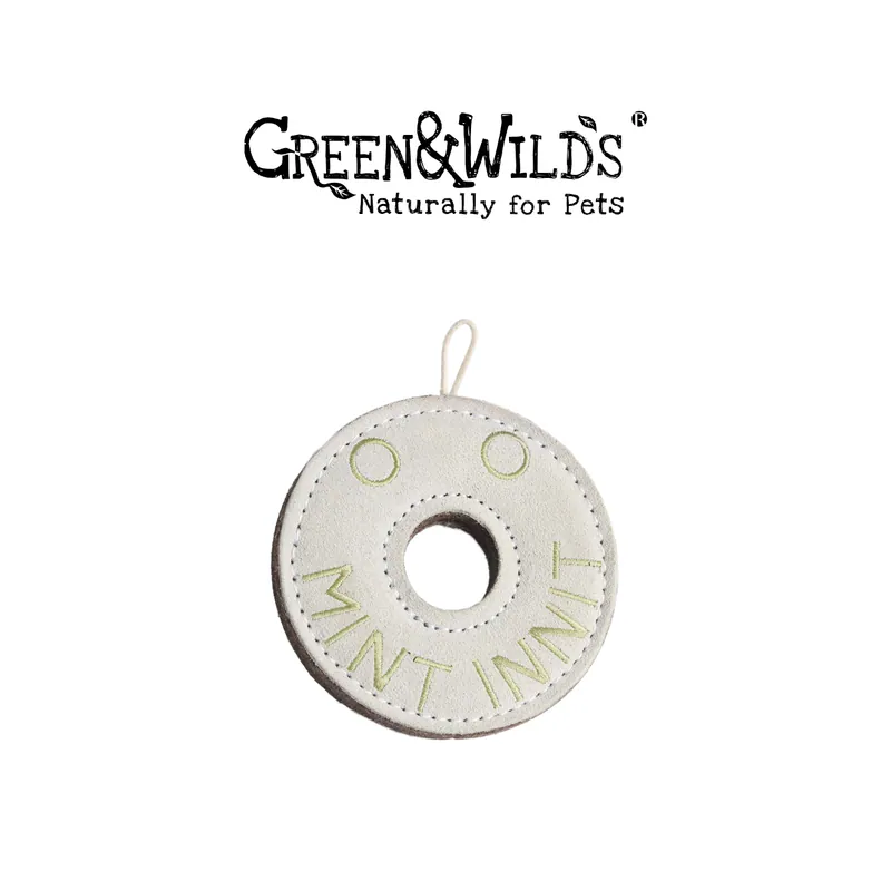 GREEN & WILDS- 天然黃麻製犬用啃咬玩具 - 薄荷甜甜圈