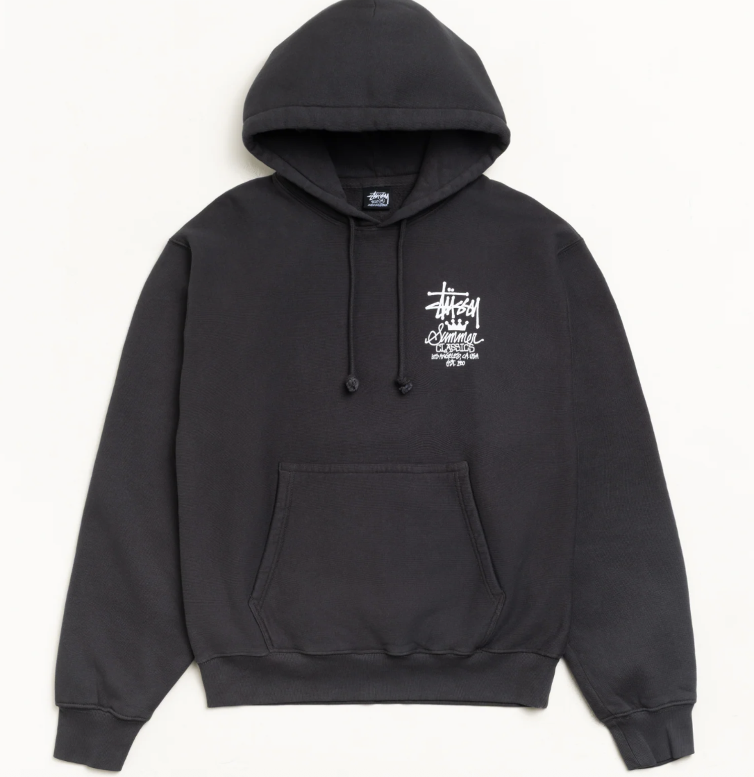 【Stussy】0529發售26夏季系列SUMMER CLASSICS HOODIE GARMENT DYED