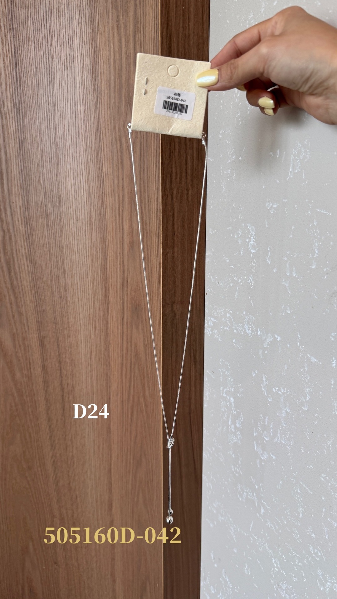 𝗠𝗮𝘆.𝟯𝟬/D24-麻花愛心垂項鍊