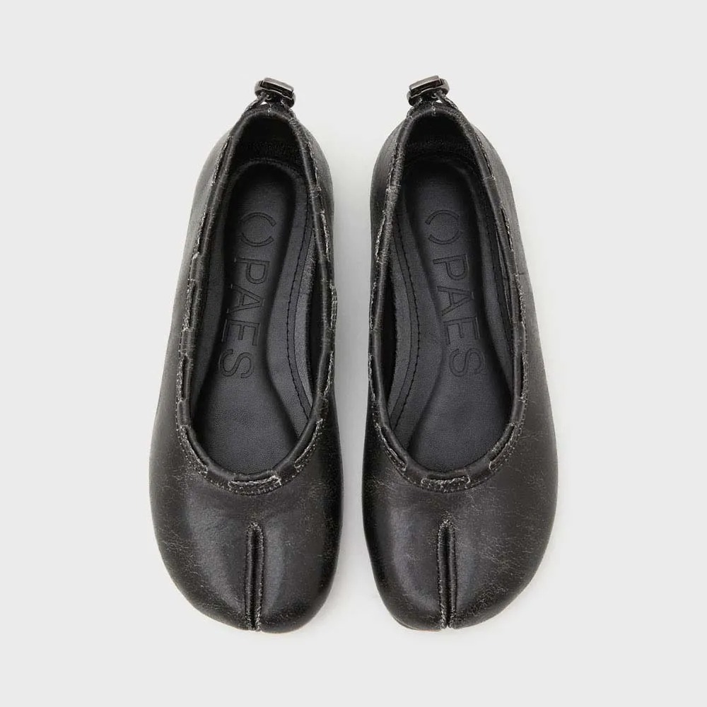 PAES Leather String Flat Vintage