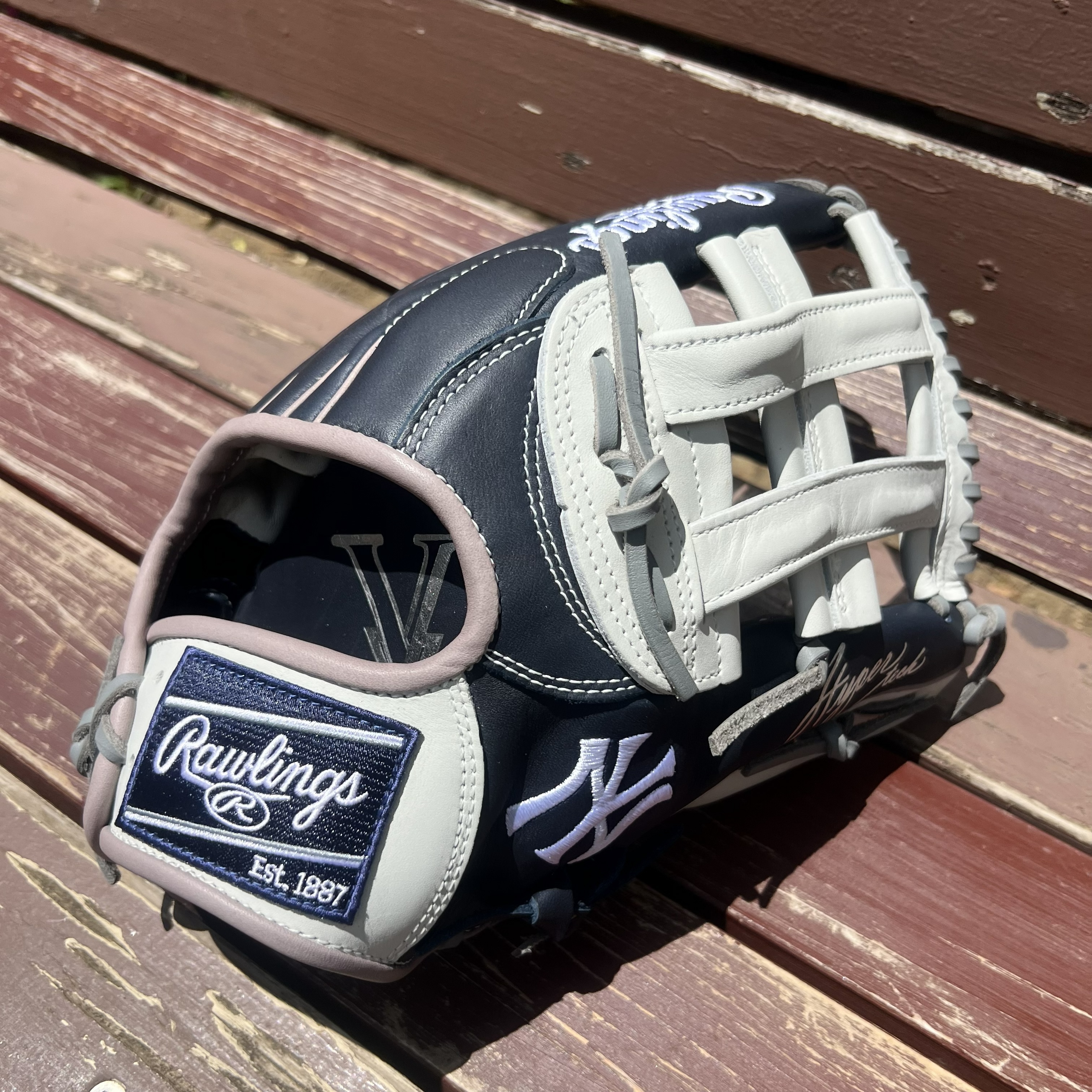 Rawlings 軟式 外野 MLB球隊系列 洋基隊 GR5HTMY719