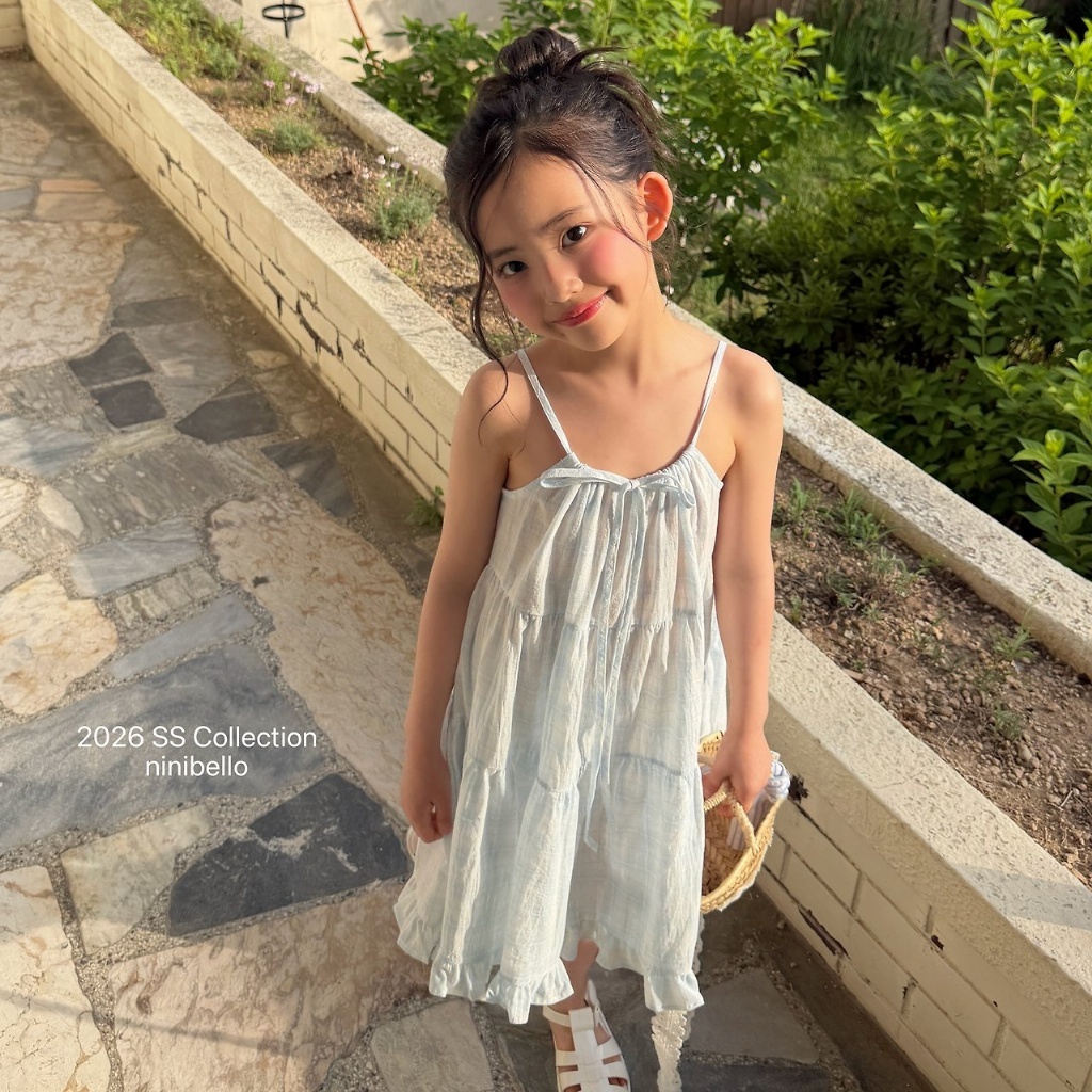 正韓夏NINIBELLO 兩色輕飄飄度假洋裝