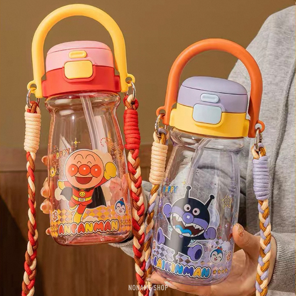 ANPANMAN 麵包超人 造型 水杯 雙飲 吸管 杯子 水壺 兒童也可以用 共六款