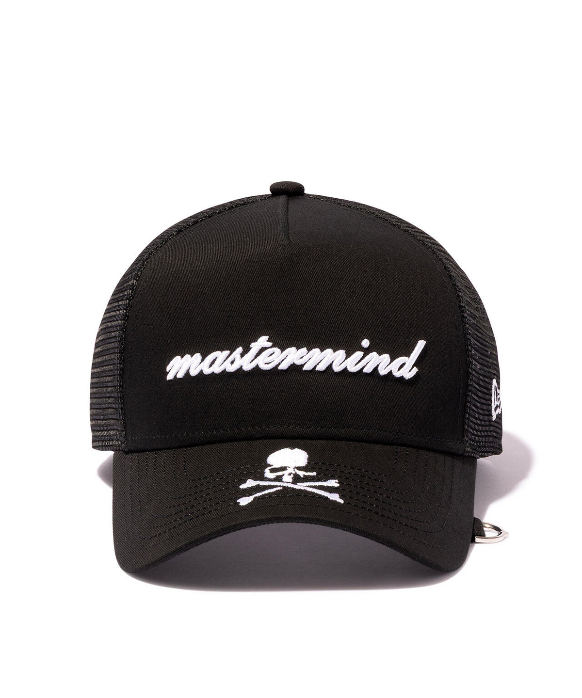 2026SS mastermind JAPAN × New Era 940AFTR MMJ SCRIPT LOGO BLK WHT 聯名 骷髏 老帽 帽子 網帽 現貨 7876274242