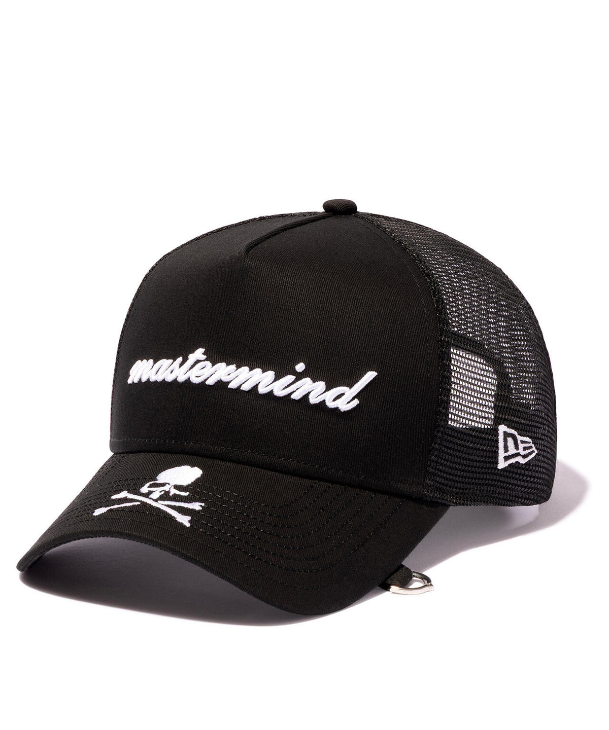 2026SS mastermind JAPAN × New Era 940AFTR MMJ SCRIPT LOGO BLK WHT 聯名 骷髏 老帽 帽子 網帽 現貨 7876274242