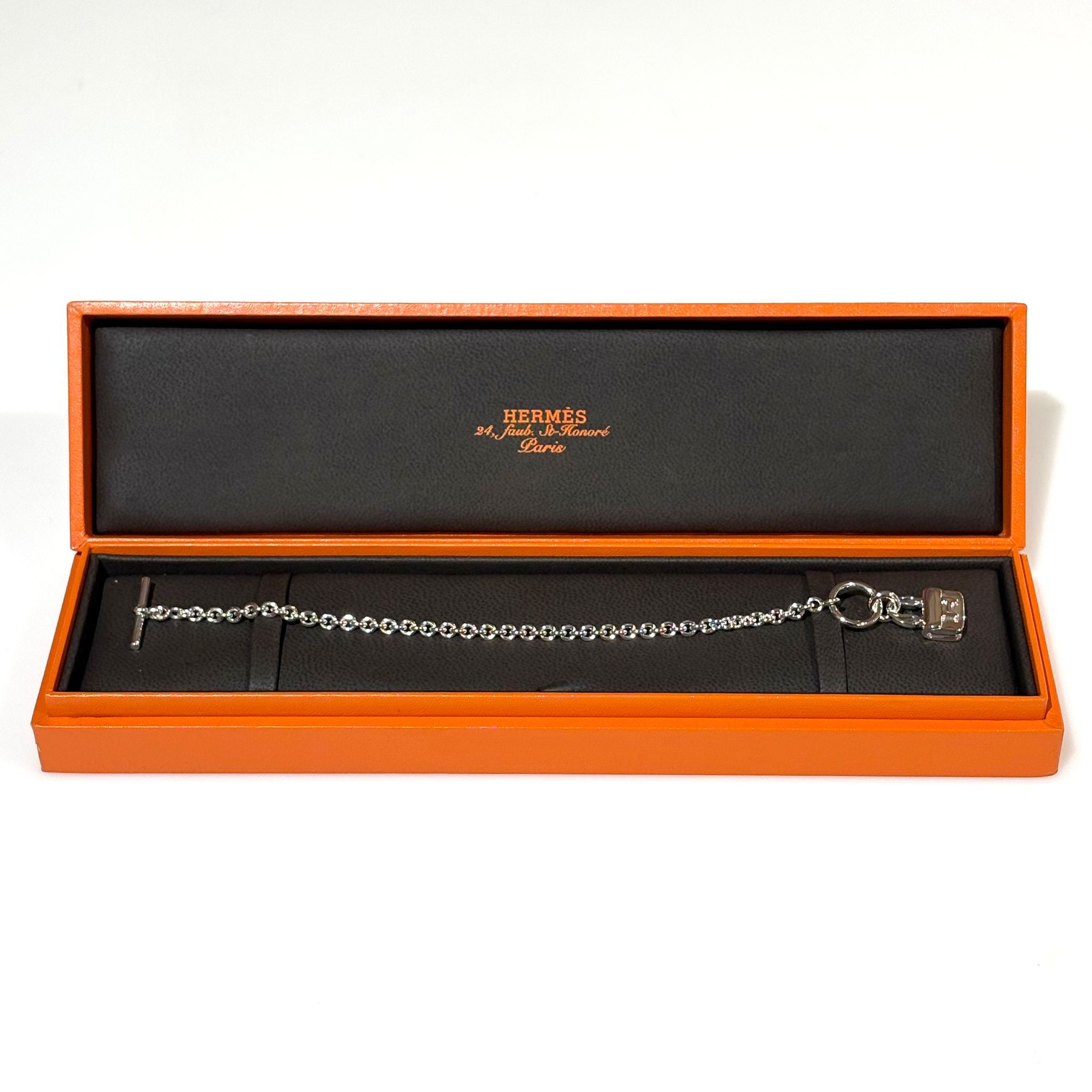 本週特價!!!全新HERMES Amulettes Constance Bracelet 手鏈 925純銀 #BRAND NEW #香榭站正品