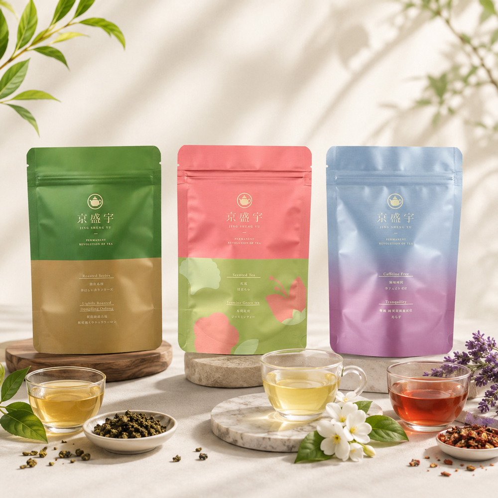 一日好茶三件組｜凍頂烏龍茶+茉莉花茶+薰衣草國寶茶｜茶包共35入