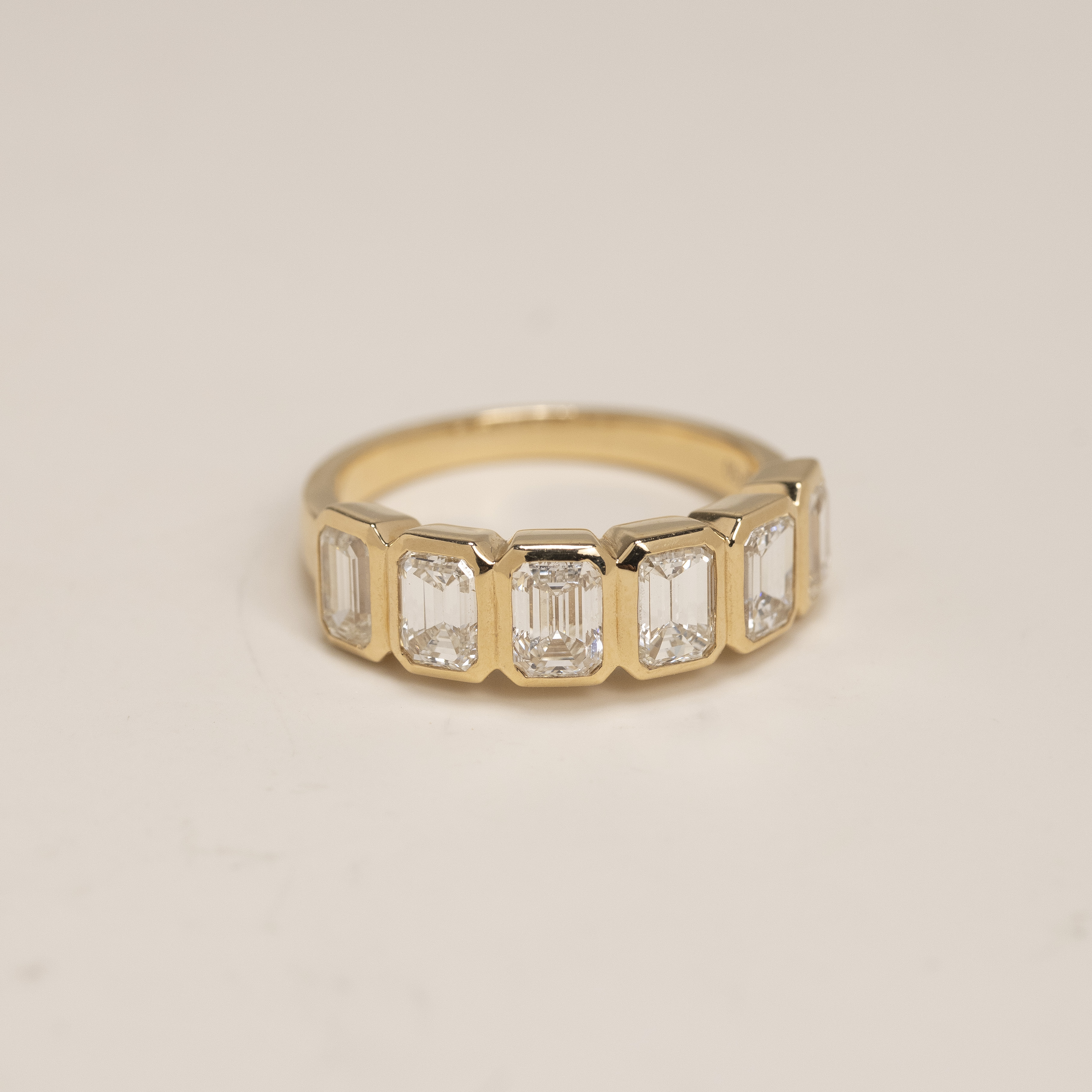 18K 1.84ct Emerald Cut Diamond Ring
