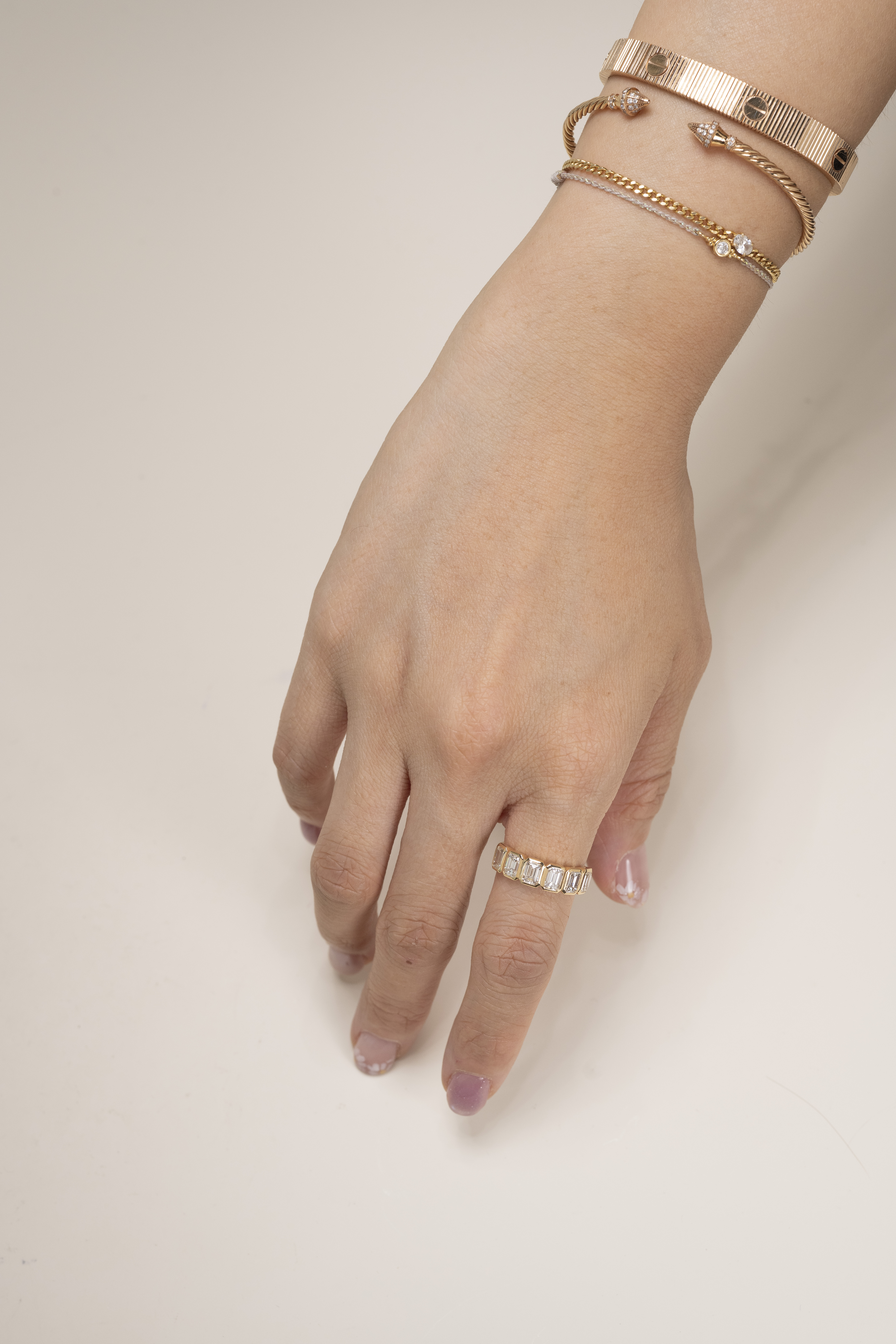 18K 1.84ct Emerald Cut Diamond Ring