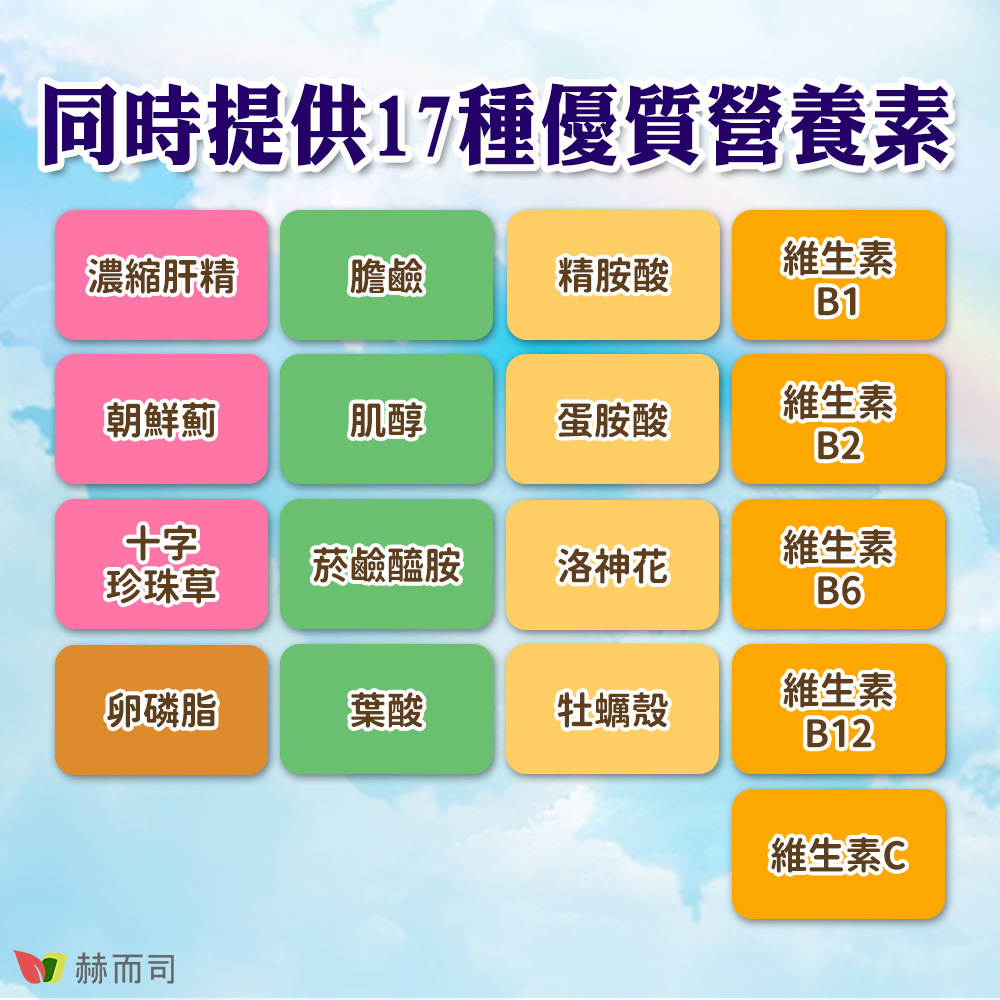 肝精推薦 【赫而司】新黑補維他朝鮮薊加強版膠囊(肝精維他命) 同時提供17種優質營養素！