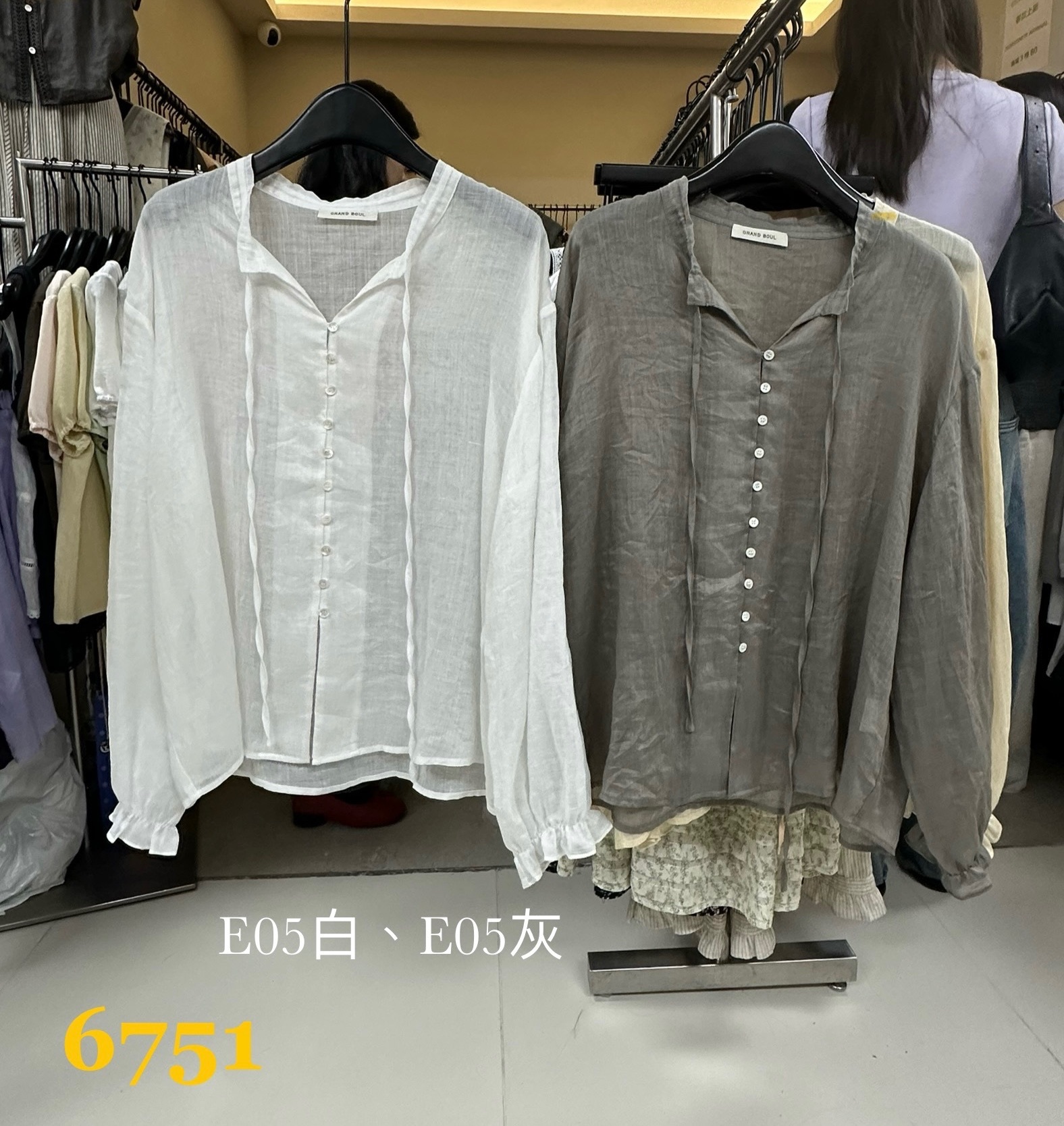 𝗠𝗮𝘆.𝟯𝟭/E05-韓系苧麻防曬上衣襯衫(兩色)