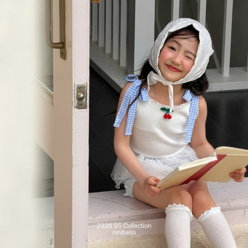 正韓夏NINIBELLO 兩色櫻桃背心