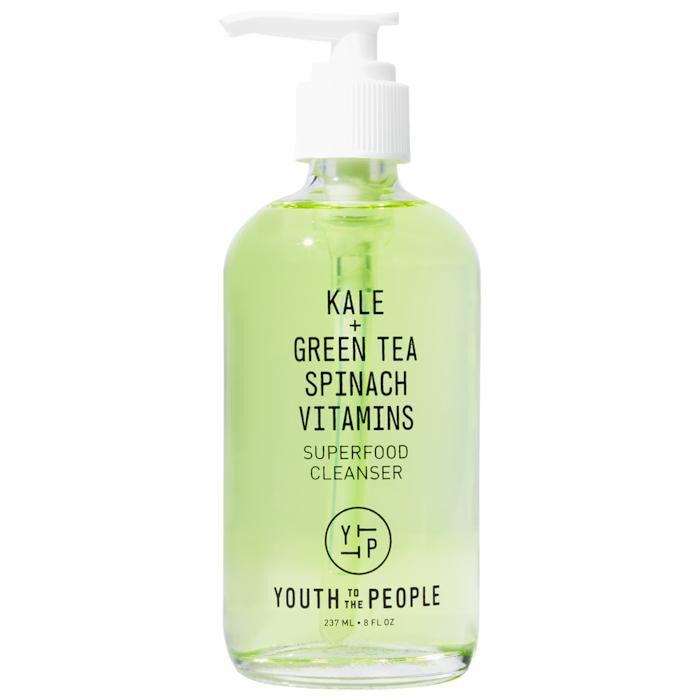加拿大 YTTP 超級食物綠茶羽衣甘藍潔面啫喱 237ml 【正品 】 Youth to the people Kale Green Tea Spinach Vitamins Superfood Cleanser 237ml