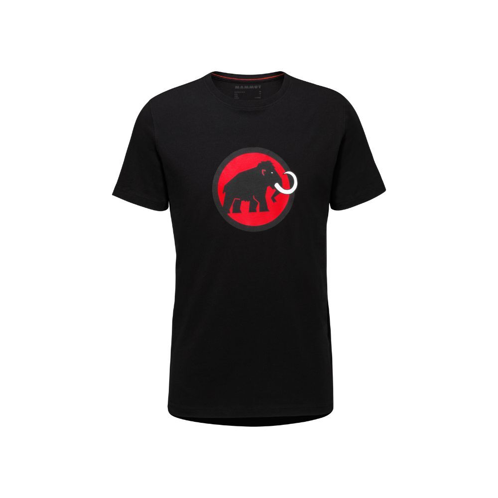 Mammut  有機棉 Classic T-Shirt 男款 / 黑-辛辣紅 (M10170224000448)