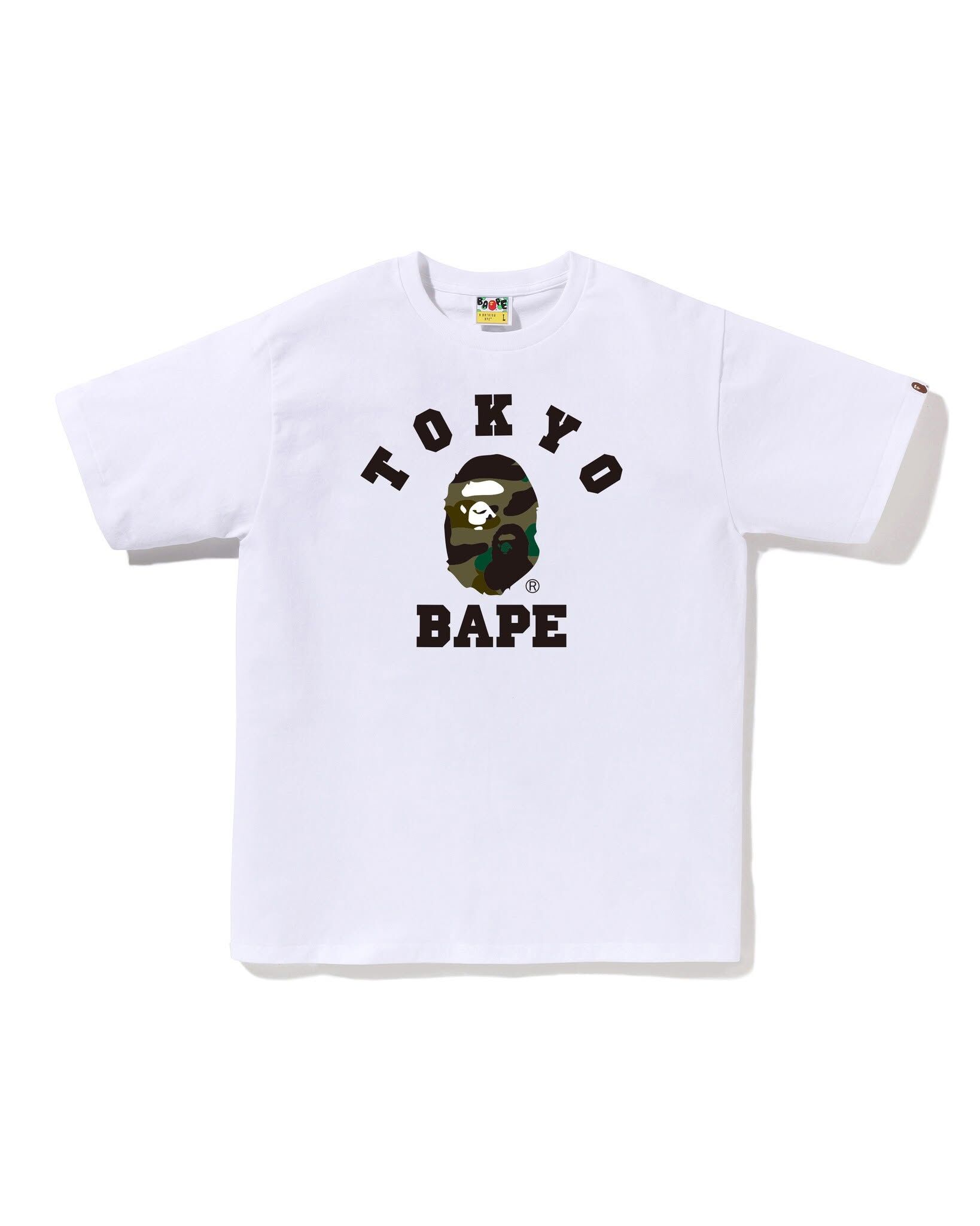 2026SS A BATHING APE BAPE 東京店舗限定 1ST CAMO TOKYO COLLEGE TEE 小頭 短T 現貨 1M22110036