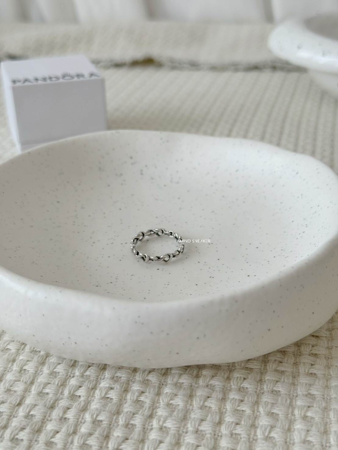 <心心相扣愛心氾濫💗> Pandora 潘朵拉 心型莫比烏斯環纏繞戒指💍部分現貨
