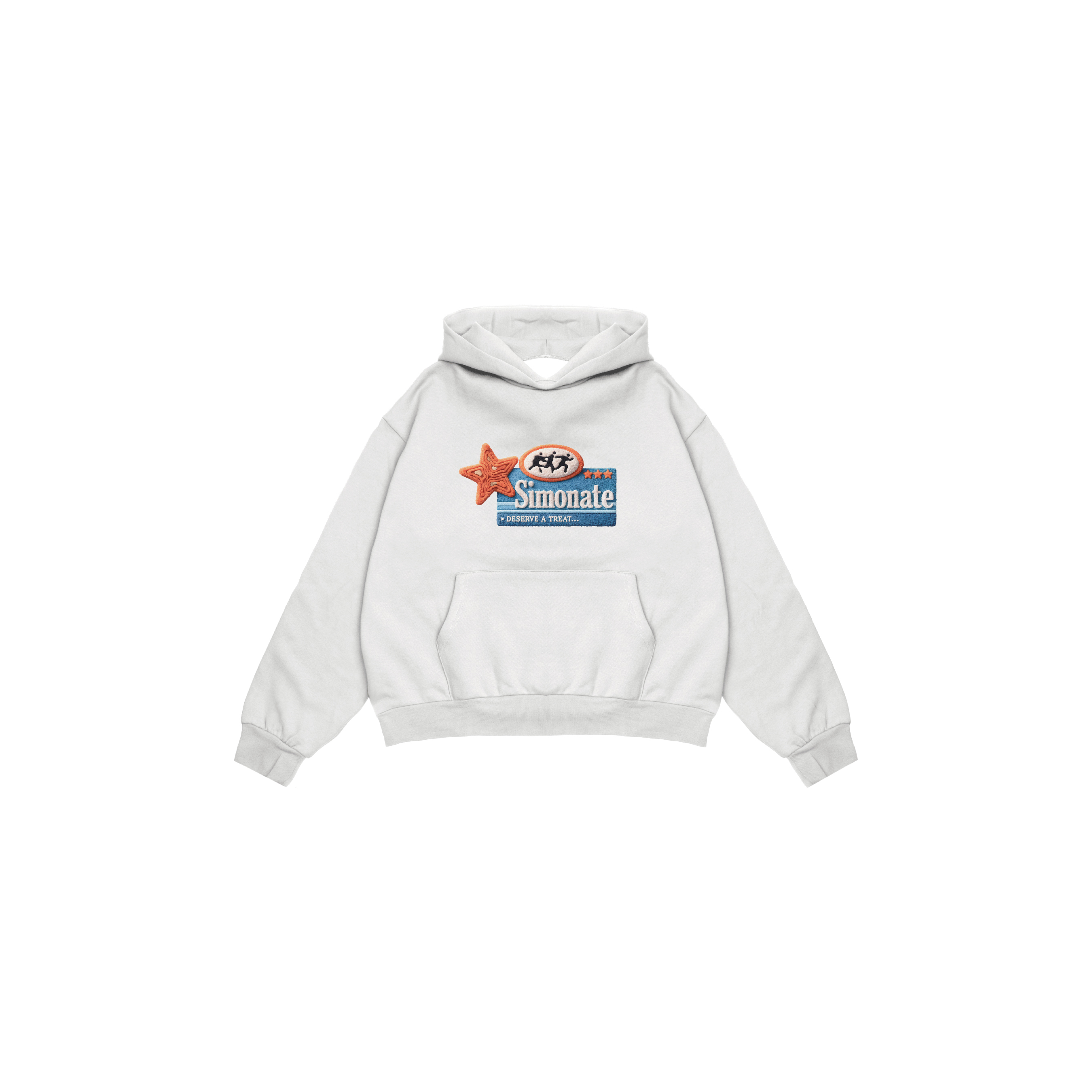 SIMON MADE 毛巾布 絨毛 LOGO 連帽 上衣 帽TEE 男生上衣 秋冬男裝