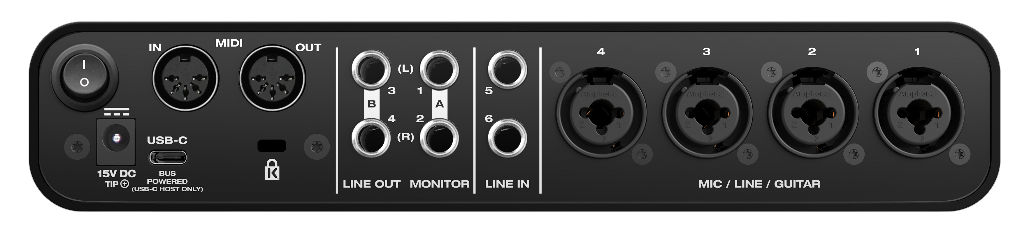 Motu M6 6-in/4-out USB audio interface with studio-quality sound