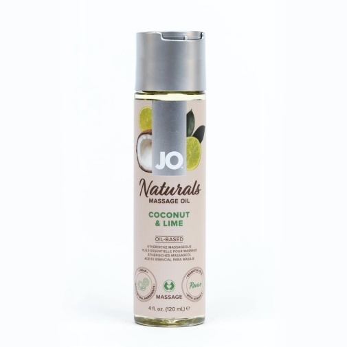 System Jo - Naturals 椰子&青檸 有機純素按摩油 - 120ml