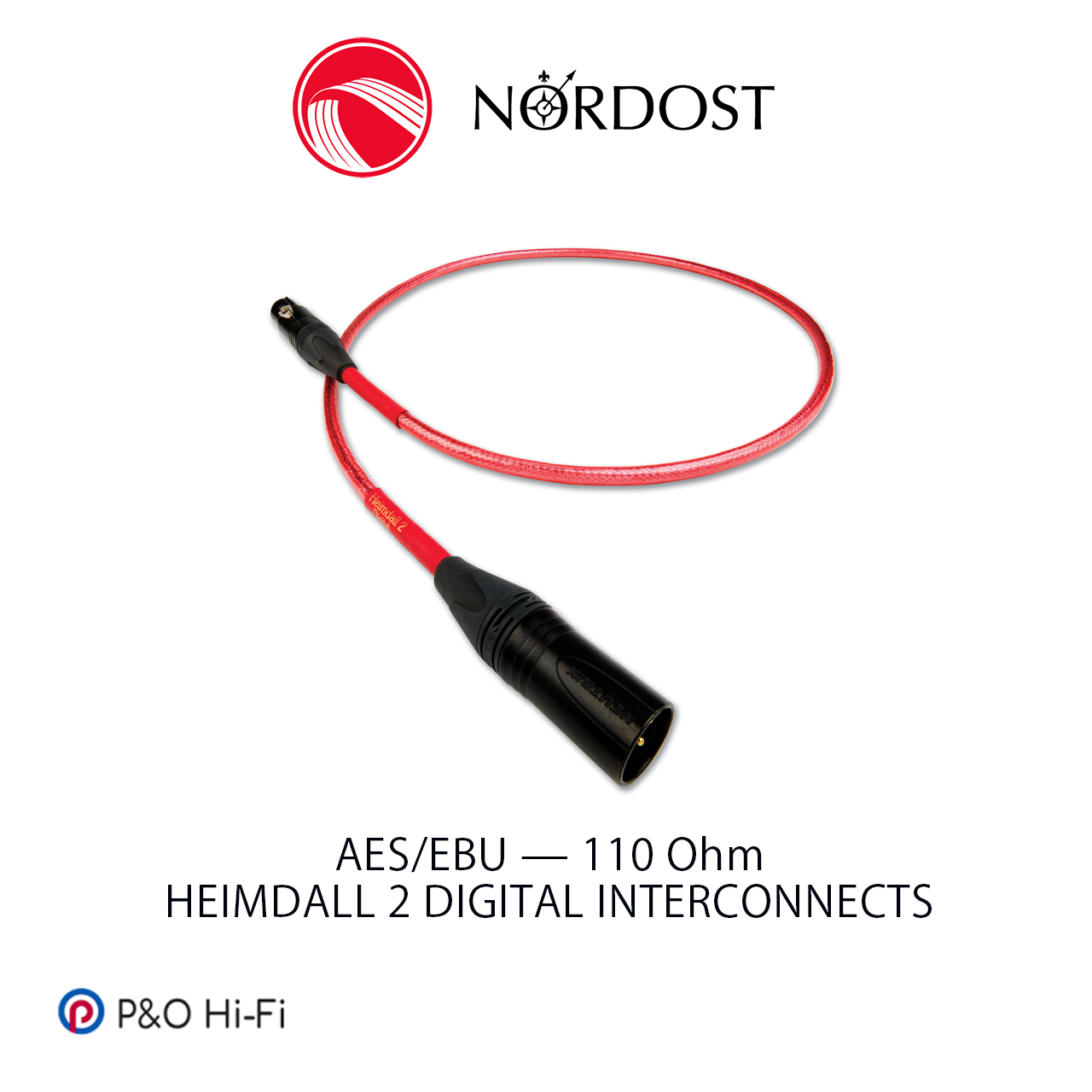 NORDOST HEIMDALL 2 數碼訊號線 (S/PDIF-75 Ohms/ AES/EBU-110 Ohms)