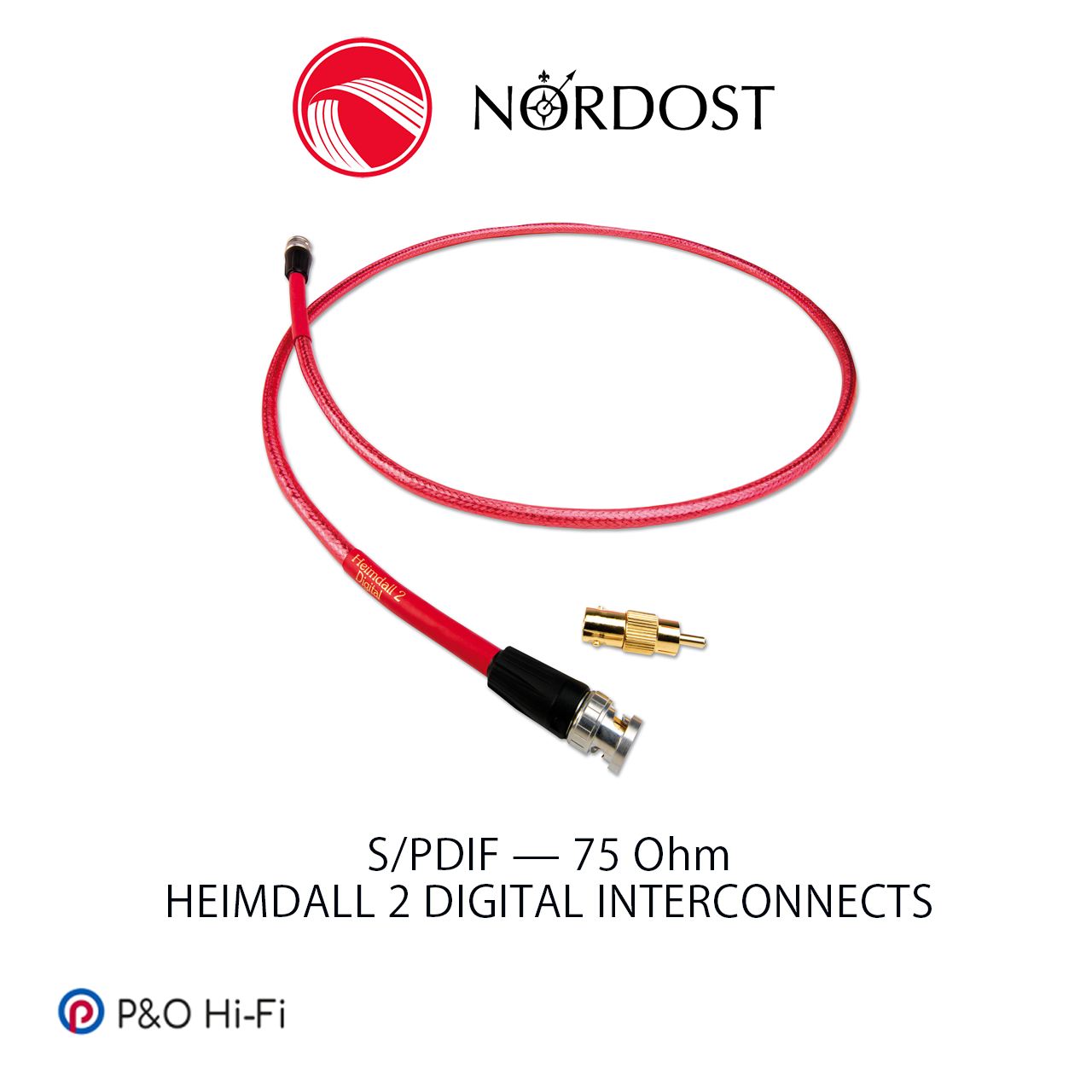NORDOST HEIMDALL 2 數碼訊號線 (S/PDIF-75 Ohms/ AES/EBU-110 Ohms)