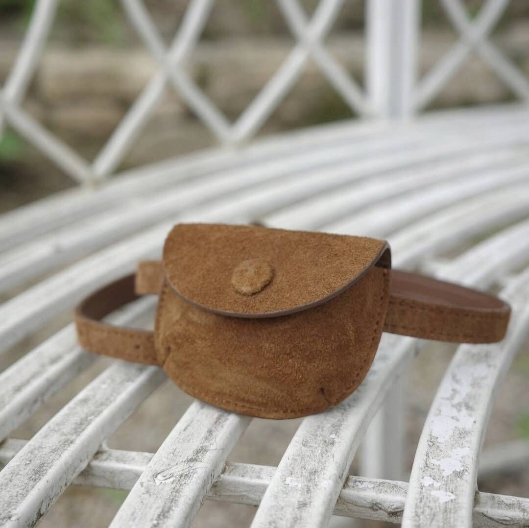 バッグ ecrin SUEDE COIN BAG (brown) バッグ ecrin SUEDE COIN BAG