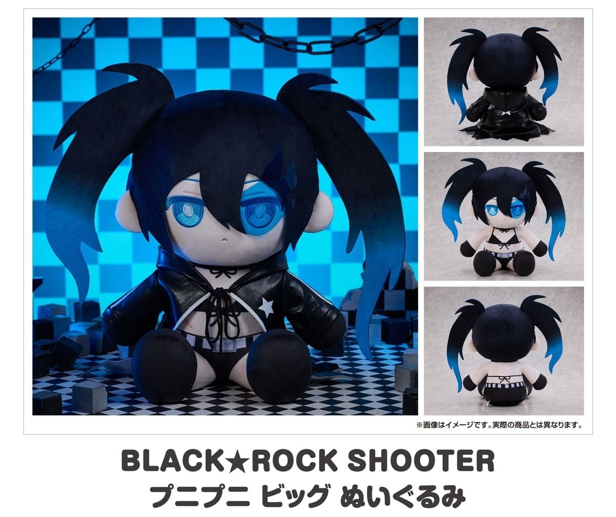 預購26/12 Solarain代理版 BLACK★ROCK SHOOTER Q軟大玩偶 0621