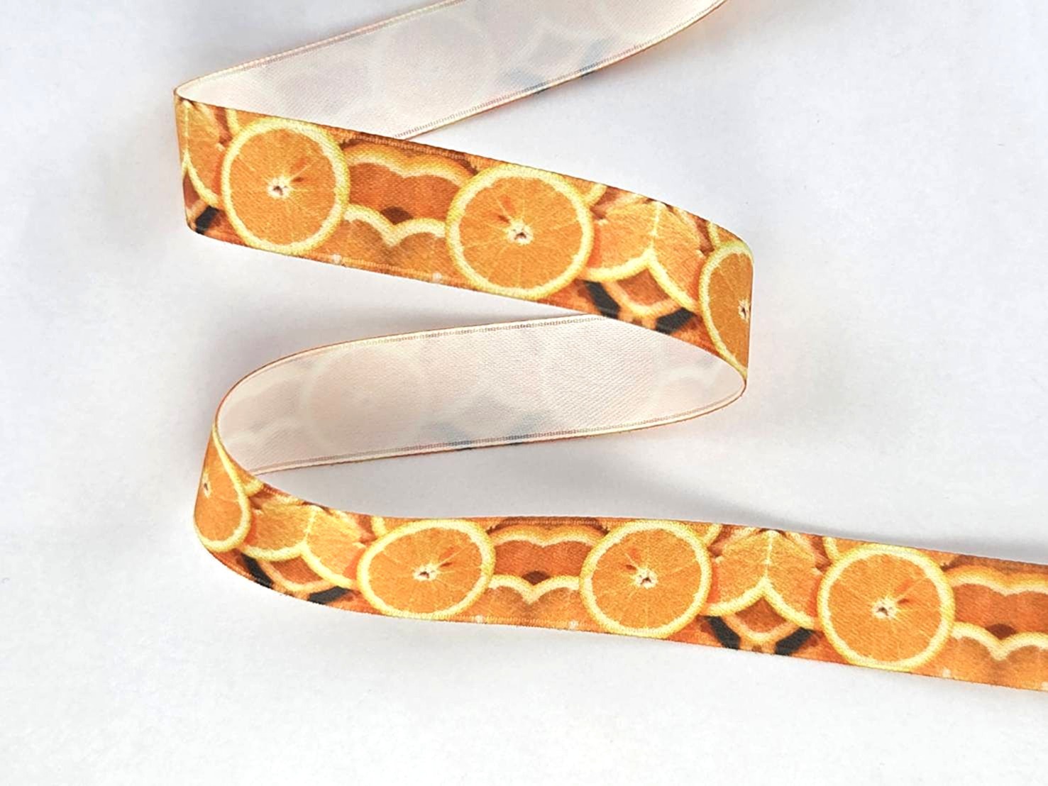 Sliced orange/Satin