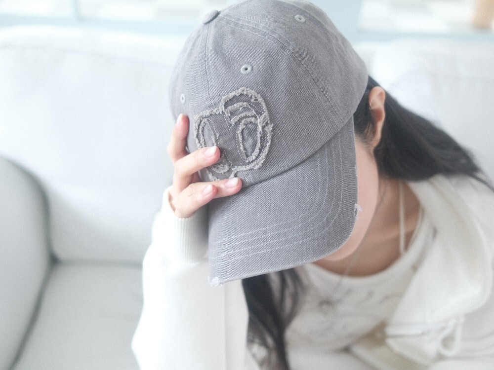 〈韓女帽帽🖤〉Ason PATCH BALL CAP 破壞老帽