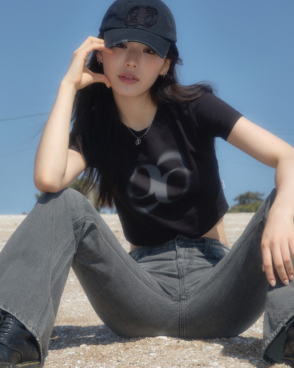 〈韓女帽帽🖤〉Ason PATCH BALL CAP 破壞老帽