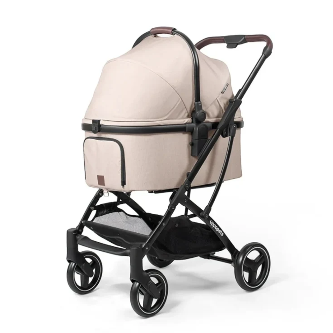 Uppapets Aroa Plus 可摺疊可分拆寵物推車（寵物承重：20KG）奶茶色