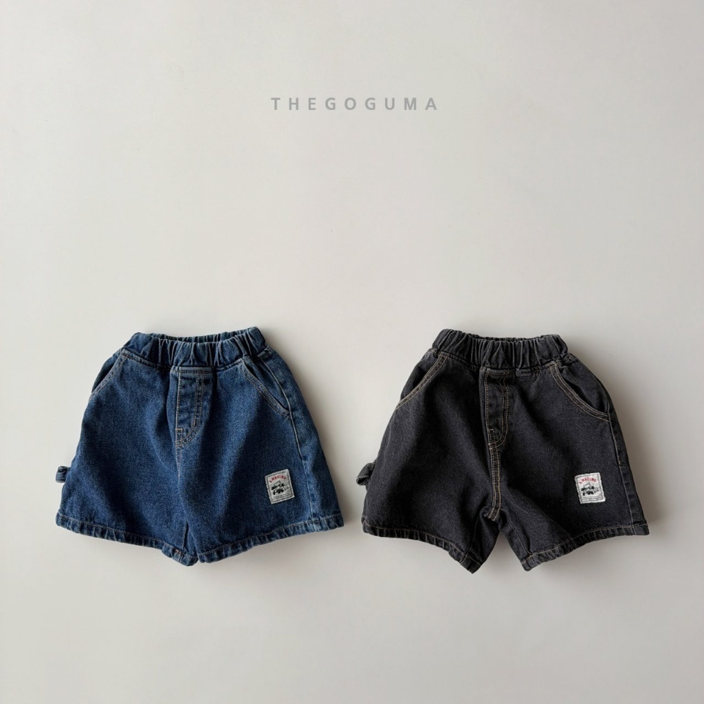 韓國🇰🇷THEGOGUMA 織帶掛環工裝牛仔短褲(XS-XL/JS-JL)