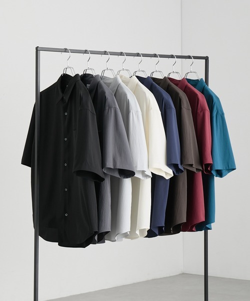 日本 mono-mart Crepe Fabric Shirt [sh1665]