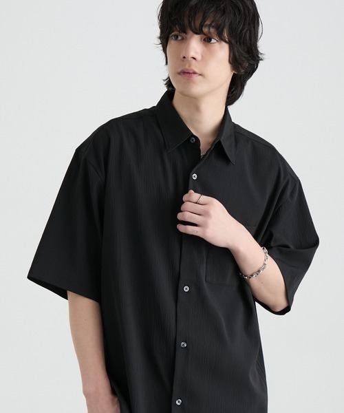 日本 mono-mart Crepe Fabric Shirt [sh1665]