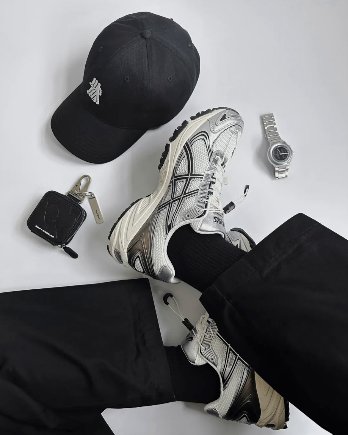 Asics Gel-Kahana TR V4 金屬 抽繩 復古鞋 銀銅