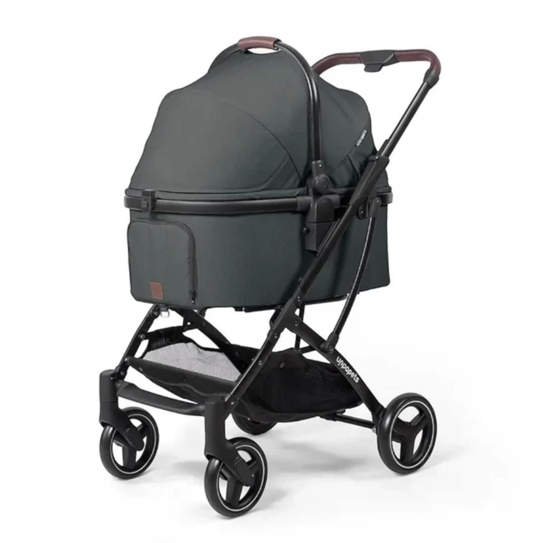 Uppapets Aroa Plus 可摺疊可分拆寵物推車（寵物承重：20KG）黑色