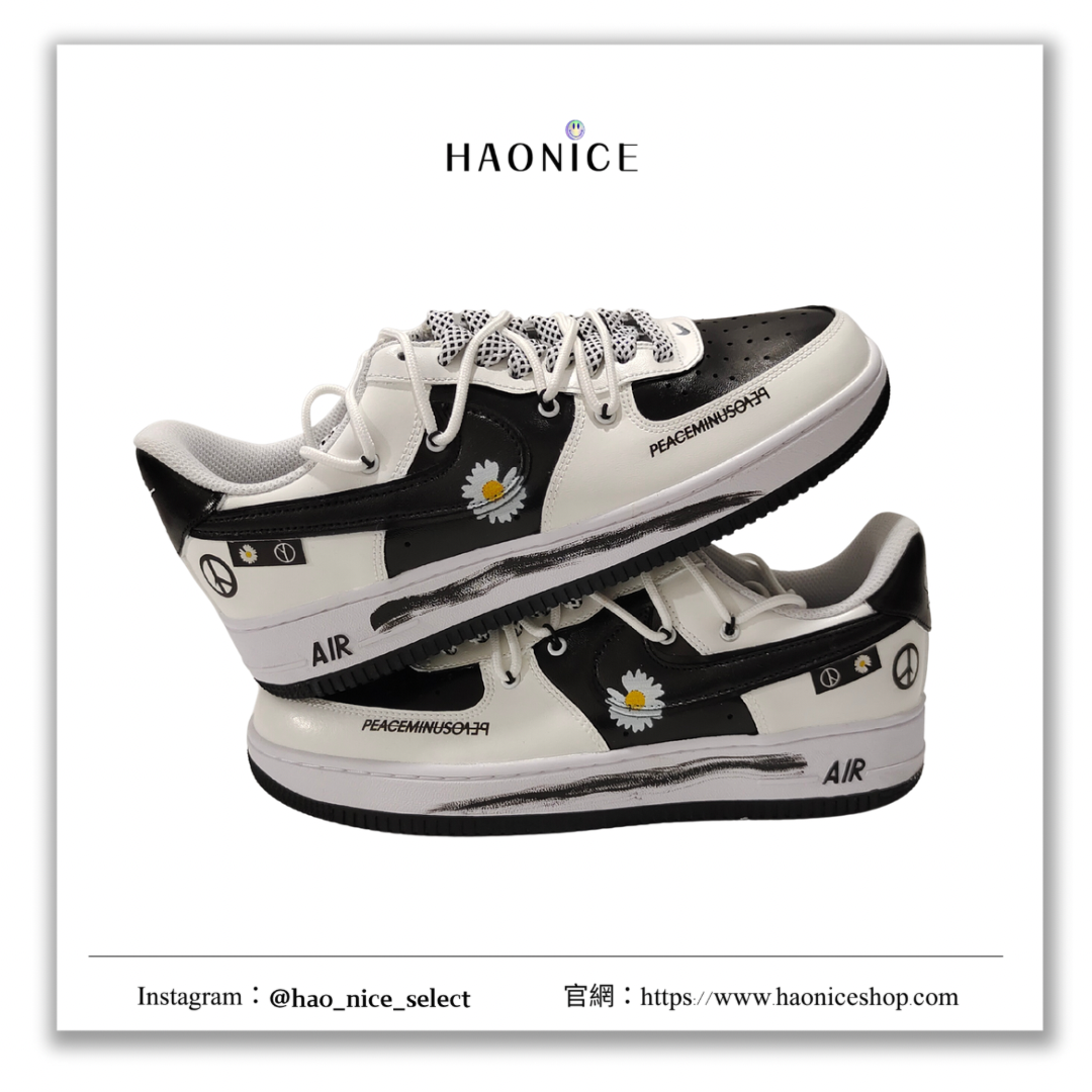 【HAO NICE】GD dunk限量50雙🔥客製🎨Nike Air Force 1 x GD 權志龍 小雛菊🌼 手繪風 板鞋 休閒鞋